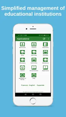 Online management platform for schools android App screenshot 2